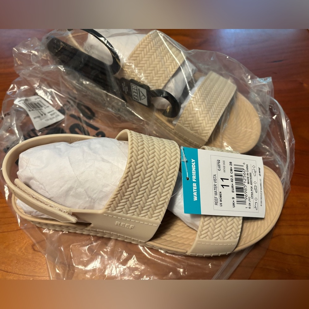 Reef Water Vista Beige Slide Sandals